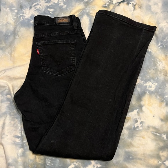 Levi’s black Perfectly slimming bootcut jeans size 6 - Picture 1 of 8